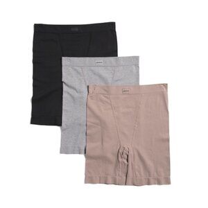DANSKIN Rose Multi 3pk Seamless Shaping Slip Shorts